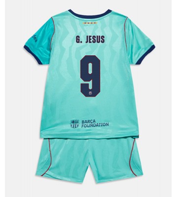 Barcelona Gabriel Jesus #9 Tredjetrøje Børn 2026-27 Kortærmet (+ Korte bukser)